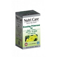 Масло примулы вечерней 1300 мг, Nutri Care Evening Primrose Oil 1300mg 60Soft gels